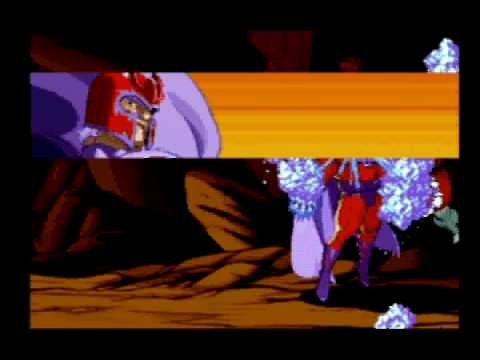 X-Men vs Street Fighter EX- Magneto's Magnetic Tempest x3