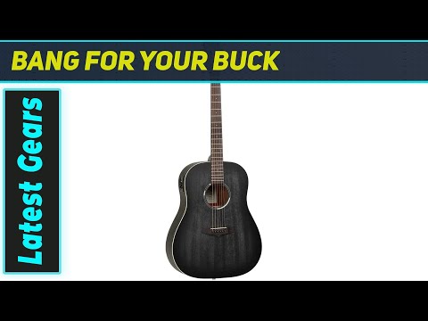 Tanglewood Blackbird TWBBSDE: A Stunning Black Acoustic Electric