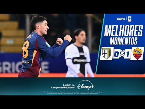 Gols e lances de Parma x Roma