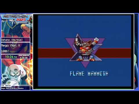 Retrothon 2023 - (174) Mega Man X (100%) by Dshana