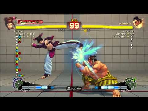 lutuna(Juri) Vs o wa re jp(E. Honda) Ranked Replay SSF4AE v2012 720p