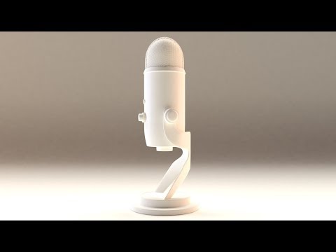 Blender2.79 Tutorial: How to Model the Blue yeti Mic (EN.) part.1