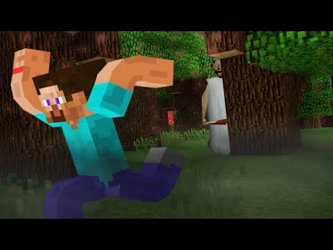 Running from GRANNY in VIRTUAL REALITY! (Minecraft VR Gameplay & Roleplay)