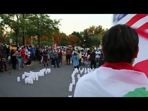 Hundreds gather in Dearborn to honor lives lost in explosion in Beirut