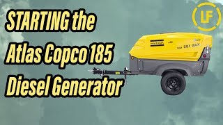 Download lagu How to START the Atlas Copco 185 Diesel Air Compressor - Every Step in Detail mp3