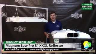 Magnum Low Pro XXXL 8 in Air-Cooled Reflector 