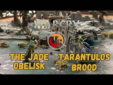 Warcry Battle Report | The Tarantulos Brood  vs The Jade Obelisk | S1E2