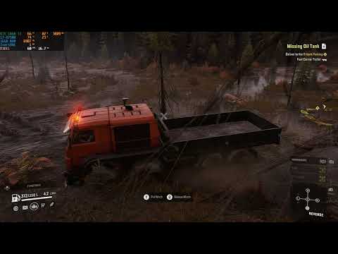 SnowRunner Walkthrough Part 22 - "Missing Oil Tank" [2160p60]