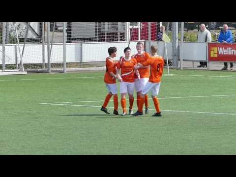 Ian Hengeveld scoort 1 - 1 (DVC 1 - DVV 1, 30-04-2017)