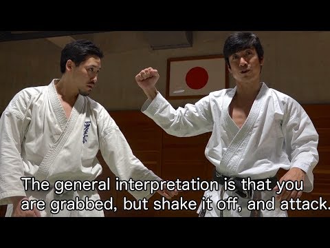 Break the enemy's posture in an instant by "Heian Shodan"! Amazing Karate "Kata"!