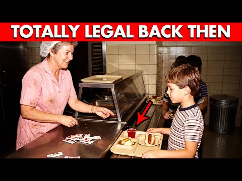 25 School Lunches That Are ILLEGAL NOW But Were Normal In The 1980s!