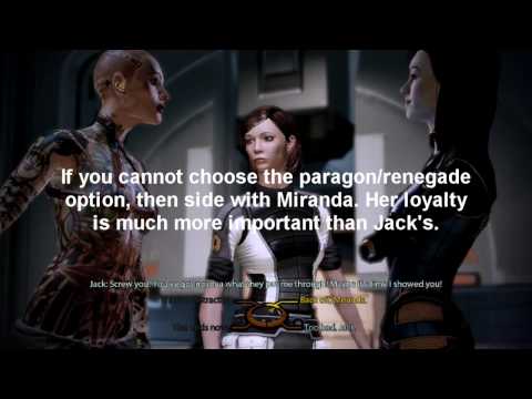 Mass Effect 2 - Help Jack (Loyalty Mission) - Jack vs Miranda