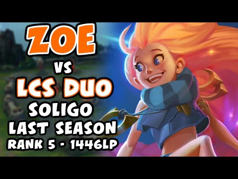 Can my Zoe beat LCS Mid & Jungle Duo? DIG Soligo & DIG Dardoch | Challenger Zoe | 11.1