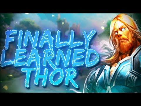 Thor: FINALLY LEARNED HOW TO PLAY THOR *HITTING ULTS!* - Smite