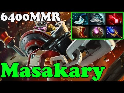 Dota 2 - Masakary 6400 MMR Plays Timbersaw vol 9 - Ranked Match Gameplay