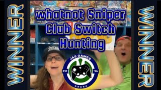 Sniper Club Switch Hunt! whatnot exclusive!