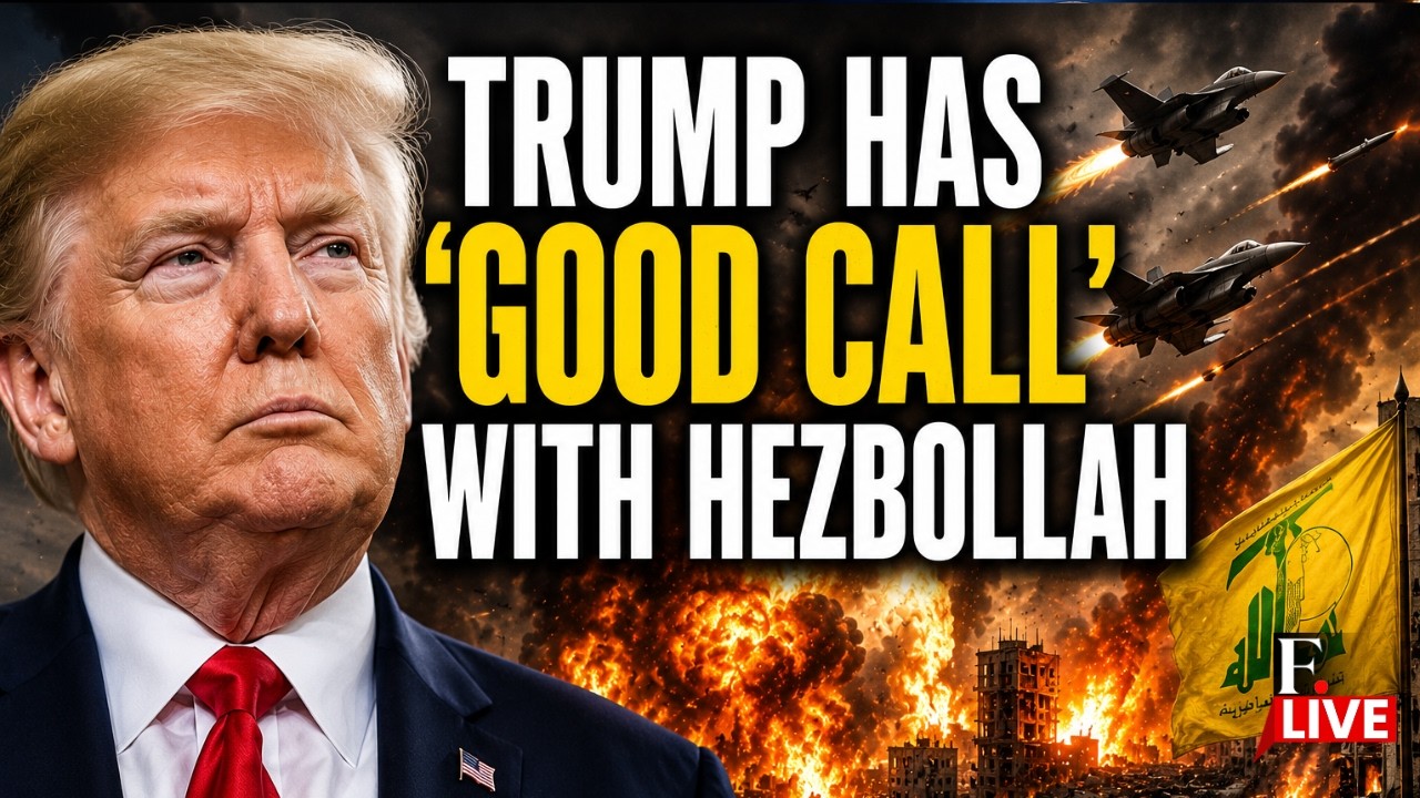 Trump Blocks Israel From Fighting in Lebanon, Holds Call With Hezbollah | LIVE