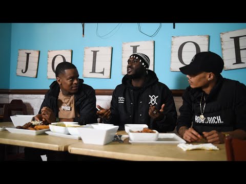Chicago Rapper King Bizzle DARES African Food w/ Big Homie Flee - HILARIOUS Results! Chop It Up Ep 2