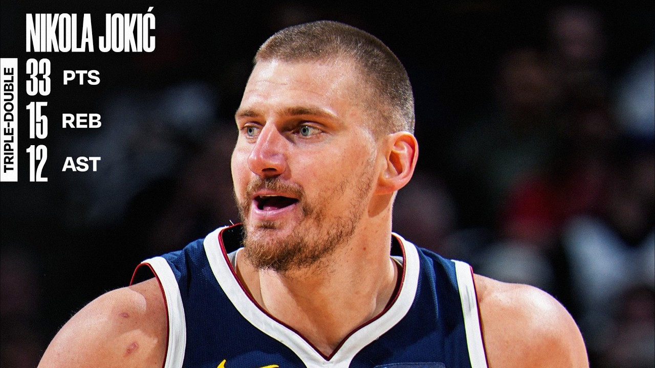 Nikola Jokic Triple Double 33-15-12 Murray Clutch 3s vs Jazz!