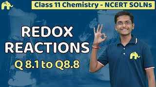 Redox Reactions Class 11 Chemistry | Chapter 8 Ncert Solutions Questions 1-8