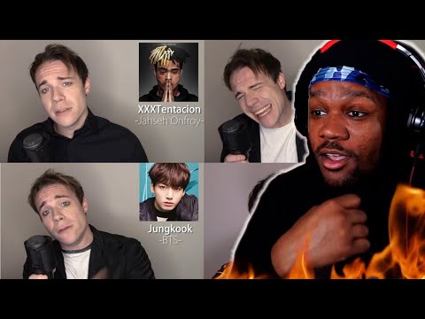ONE GUY, 54 VOICES Drake, TØP, P!ATD, Puth, MCR, Queen - Famous Singer Impressions Reaction