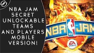 How To Unlock Every Secret NBA Jam Teams & Characters (iPad, iPod, iPhone, Android)