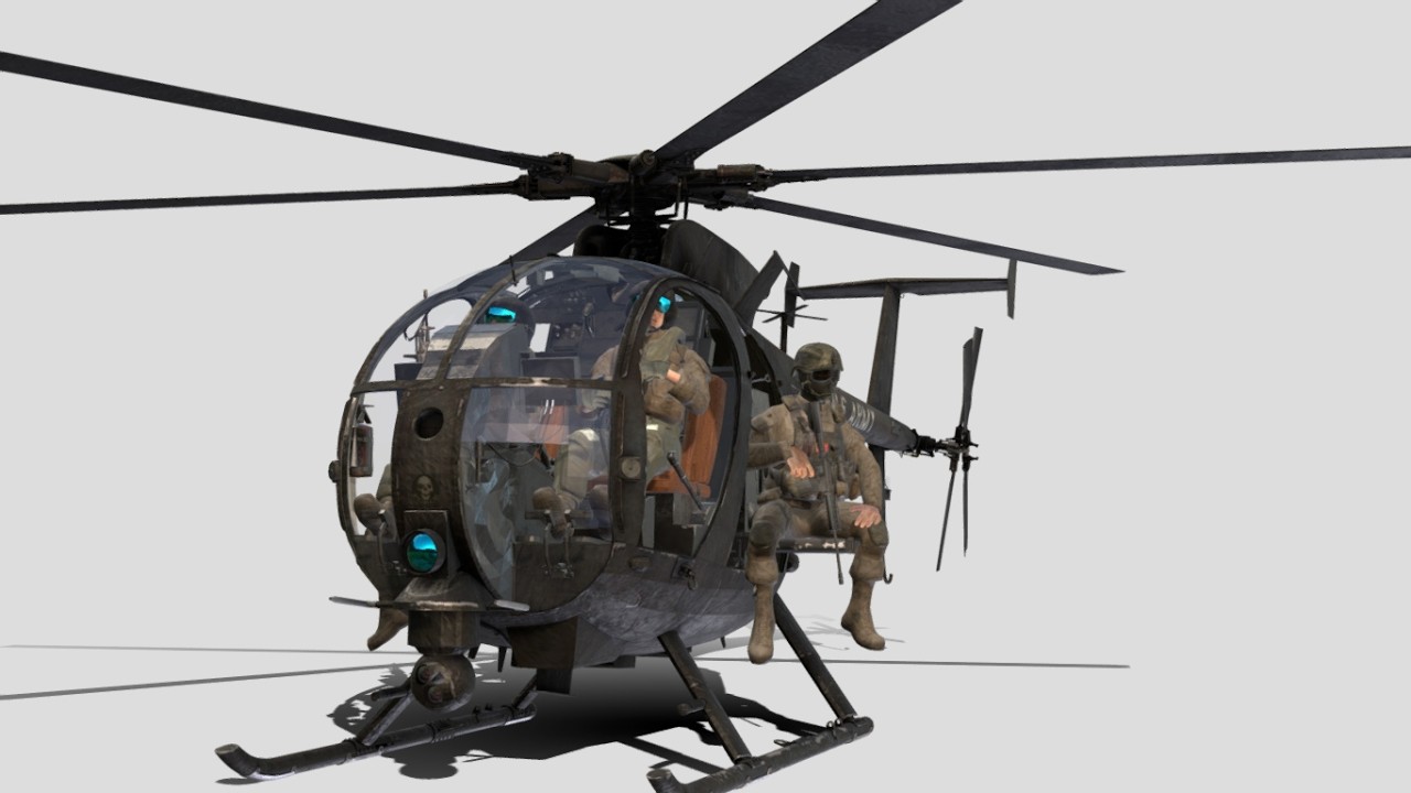 AH 6 LITTLE BIRD 3D Model