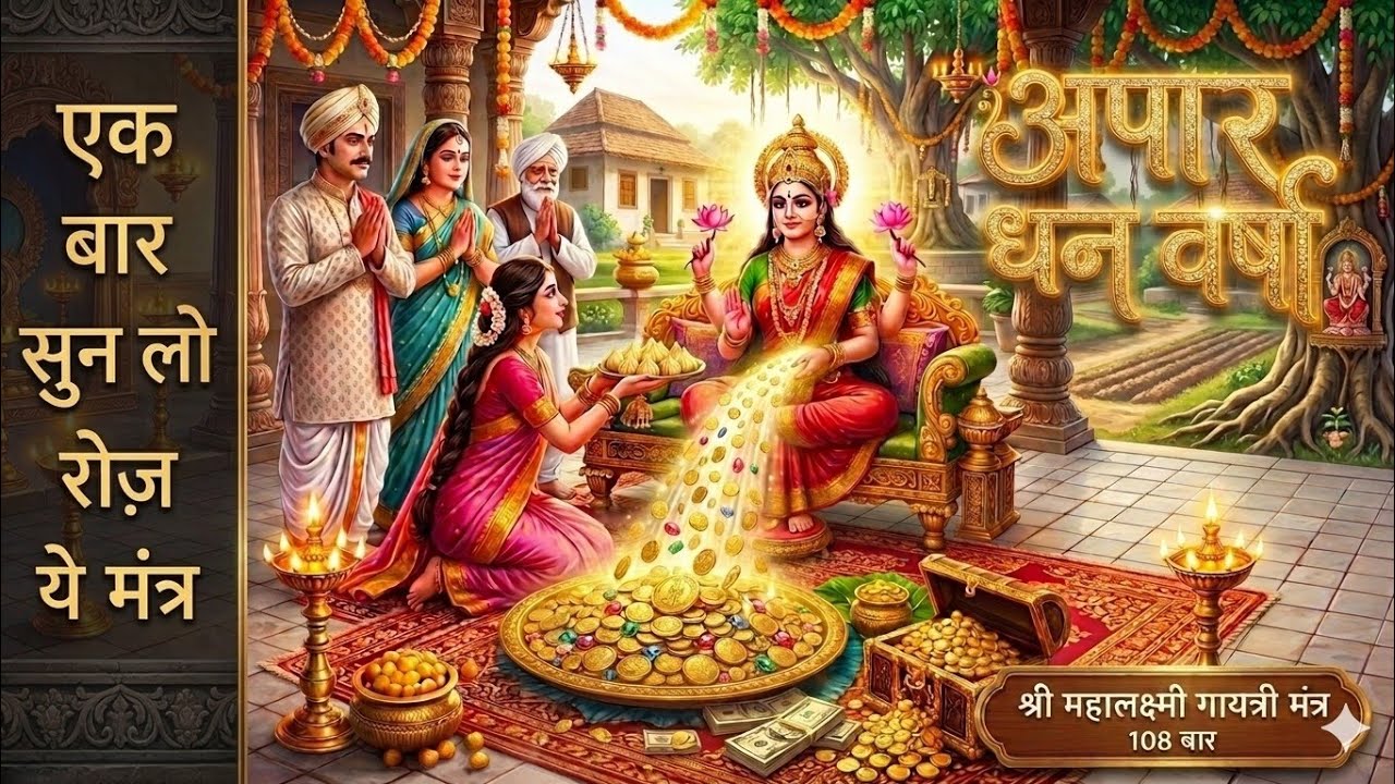 श्री महालक्ष्मी धन प्राप्ति मंत्र | एक बार सुन लो इतना धन आएगा देखकर चौंक जाओगे!  