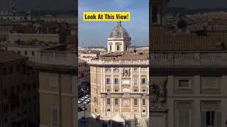Rooftop View Of Rome 🇮🇹 #rometravel #rooftopview #romeitaly