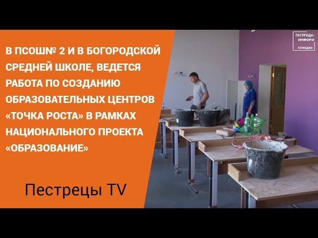В двух школах Пестречинского района обновляют кабинеты по «Точке роста»