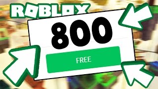 How To Get Free 800 Robux