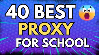 Best PROXY For School 2024 || Best Unblocker For School Chroomebook
