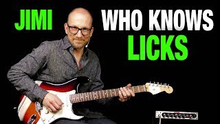 Jimi Hendrix Style - Who Knows Licks