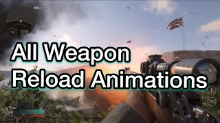 [COD:WW2]全武器リロード音、射撃音集 All Weapon Reload Animations
