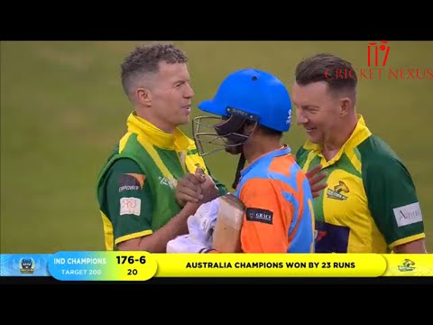 Australian Legends beat Indian Legends Full HD Highlights | World Championship of Legends 2024