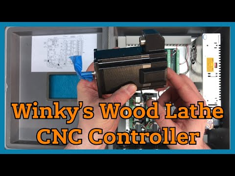 Wood Lathe CNC Conversion - Controller Build & Mark visits the Shop!