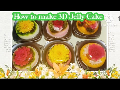 How to make 3D jelly cake