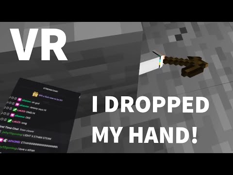 Minecraft VR is too much exercise - Stream highlights