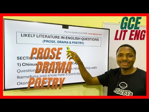 Top GCE 2026 Literature in English Questions  – Prose, Poetry, Drama Paper 2
