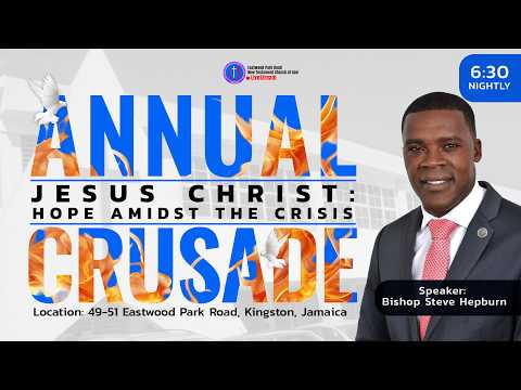 February 27, 2026 || CRUSADE 2026 ~ Jesus Christ: Hope Amidst the Crisis || Bishop Steve Hepburn