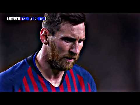 Lionel Messi free kick vs Liverpool 4K