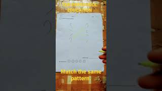 Match the same pattern|kindergarten join the pattern|Nursery