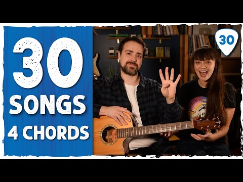 Learn 30 Popular Songs Using ONLY 4 Chords (G Em C D)!
