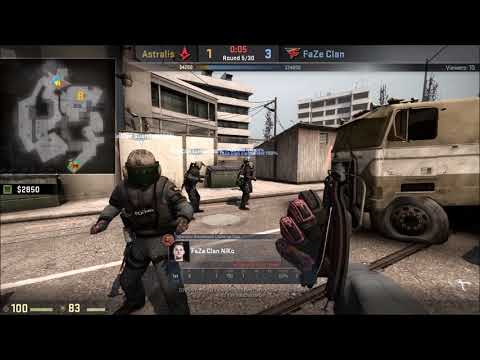 POV - NiKo (FaZe)(19-10) vs Astralis / 16-7 / overpass / 14.10.2017 / 1080p 60fps