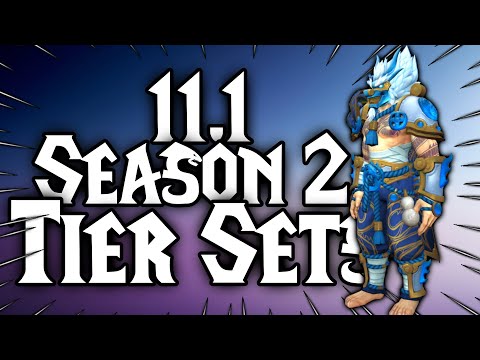 New Patch 11.1 Season 2 Tier Sets REVEALED Showcase! PvP & PvE | WoW War Within | Undermine