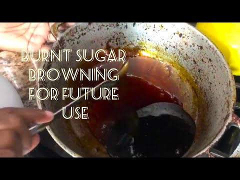 How To Make Burnt Sugar Browning For Future Use
