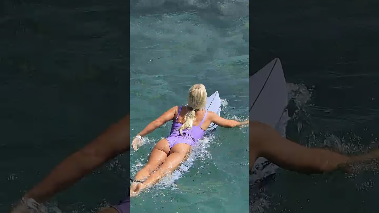 Paddle Out To Big Uluwatu – Siena Hanna #surfersofbali #surfingbali #surfer