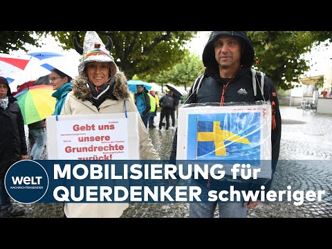 QUERDENKEN 753 KONSTANZ: Nach mauer Beteiligung -  Corona-Leugner wollen es noch einmal wissen