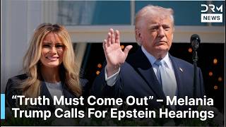 Breaking News: Melania Trump Demands Congress Hold Hearings For Epstein Victims | DRM News | AC1F