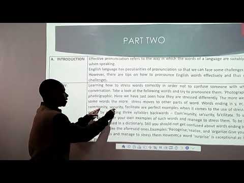 Learn how to use effective English pronunciation (Teacher Isaac IKOMEZISHINGIRO).